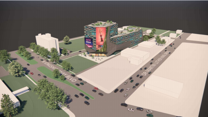Aldine Business Park aerial rendering